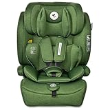 Lorelli Auto Kindersitz 9-36kg Adventure i-Size 76-150 cm, mitwachsender Autositz für Kinder, Babysitz, Autokindersitz, Einstellbare Kopfstütze, 5-Punkt-Sicherheitsgurt, grün