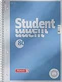 BRUNNEN 5 x Sonderedition Collegeblock DOT•TORE punktkariert A4, 80Blatt dotted 90g/m²