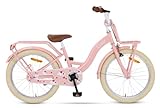 SJOEF Classic Kinderfahrrad 20 Zoll | Ab 6-8 Jahren | Kinder Fahrrad für Mädchen/Jugend | Kleidergröße von 118 bis 128 cm | inklusive Seitenständer - Rosa