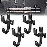 Pipihome Auto Regenschirm Halter, 4 Stück Auto Regenschirmhaken, Regenschirmhalter Autos Kofferraum Haken, Schirmhalter Kofferraum Ohne Bohrer, Multifunktionaler Aufbewahrung und Organisation