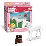 CRAZE BIBI & Tina Sabrina Figur zum Sammeln und Spielen Pferd Spielfigur inkl. Zubehör 19153, bunt