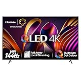 Hisense 75E7NQ Pro 189 cm (75 Zoll) Fernseher, 4K UHD, QLED, Smart TV, Total HDR, Dolby Vision IQ Atmos, 144Hz (VRR), HDMI 2.1, Game Mode PRO, Triple Tuner, Alexa Built-In, Dunkelgrau, [2024]