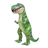 JOYIN 76,2 cm Dinosaurier aufblasbar, aufblasbares T-Rex Dinosaurier-Spielzeug für Pool Party Dekorationen, Dinosaurier Geburtstagsfeiergeschenk für Kinder und Erwachsen (grün)