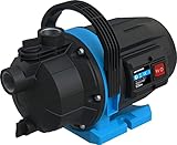 Güde Gartenpumpe GP 6035 (600 W, max. Fördermenge 3200 l/h, Ansaughöhe bis 7 m, Anschlussgewinde 1“ IG, Jet-Pumpe zur Gartenbewässerung)