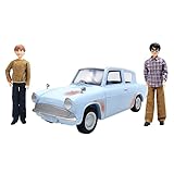 Mattel Harry Potter und Ron Weasley im fliegenden Auto, Spielset mit 2 Puppen und 1 Spielzeugauto, Spielzeug für Kinder ab 6 Jahren, HHX03