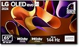 LG OLED65G49LS TV 65' (165 cm) OLED evo Fernseher (α11 4K AI-Prozessor, Dolby Vision, bis zu 120Hz) [Modelljahr 2024], Schwarz