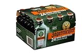 Jägermeister – 24 x 0,02l Premium Kräuterlikör Shots 35% Vol. als Party Geschenk – Aus 56 erlesenen Kräuter – Im Eichenfass gelagert – Das Original aus Wolfenbüttel