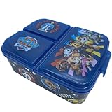 Stor Paw-Patrol Kinder Premium Brotdose Lunchbox Frühstücks-Box Vesper-Dose mit 3 Fächern BPA-FREI