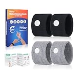 2 Paar Armbänder zur Linderung von Bewegungskrankheiten, Reise-Akupressur-Armbänder, Übelkeit, Linderung von Morgenkrankheit, Meereskrankheit, Reisen, Autokrankheit