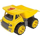 BIG - Power-Worker Maxi Truck - Kinderfahrzeug, geeignet als Sandspielzeug und für das Kinderzimmer, Kippfahrzeug mit Ladevolumen von 4,2 Liter, für Kinder ab 2 Jahren, Gelb