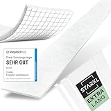 Filzgleiter selbstklebend Weiß (4mm) | 4 Streifen in 1 Meter Länge | Breite 1cm 2cm 5cm 10cm | Filz selbstklebend | Filzgleiter für Stühle | Möbelgleiter zum Zuschneiden | Filzband