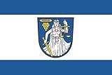 U24 Aufkleber Wilthen Flagge Fahne 8 x 5 cm Autoaufkleber Sticker