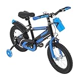 ACROSSPART 14-Zoll-Kinderfahrrad, Jungen und Mädchen Fahrrad Kinder mit Stützräder und Wasserflasche, Kinderfahrrad ab 3 Jahre, Höhenverstellbares Kinderfahrräder, Kinderrad mit Duales Bremssystem