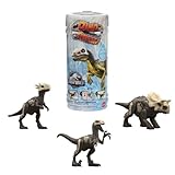 Mattel Jurassic World Dino Reveal Dinosaurierspielzeuge, Überraschung beim Auspacken & warmes Wasser enthüllt gesamte Farbgebung, ca. 13 bis 18 cm, unterschiedliche Arten, JDC52