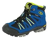Brütting Unisex Kinder Ohio High Trekking- & Wanderstiefel, Blau Schwarz Lemon, 35 EU