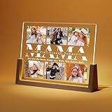 Giftove Muttertagsgeschenke für Mama - Personalisiert Geschenke für Mama von Tochter ＆ Sohn - LED Bilderrahmen Muttertag - Mamas Geschenk für Muttertag, Geburtstag - Geschenkideen für Mütter Fotolampe