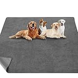 1er Welpen Unterlagen Waschbar Puppy Training Pads, 208*208cm Schnell Absorbierend Haustier Hygieneunterlage, Wiederverwendbar Trainingsunterlagen für Welpen,Groß, Alte, oder inkontinente Hunde Grau
