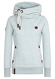 Naketano Damen Kapuzenpullover , Nasty Mint Melange, L
