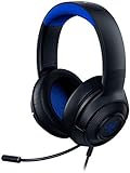 Razer Kraken X for Console Ultralight Gaming Headset (mit 7.1 Surround Sound, leichtem Rahmen, biegbarem Mikrophon - für PC, Xbox, PS4, Nintendo Switch) blau/schwarz
