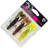 Fox Rage Critter Mixed Colour Pack - 3 Gummikrebse, Länge:9cm