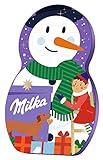 Milka Snow Mix Adventskalender 1 x 236g I Adventskalender mit Schokolade I Weihnachtskalender I Schoko Adventskalender I mit Weihnachtsschokolade, Milka Schoko Kugeln Aplenmilch & weiße Schokolade