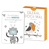 Rüsselfuchs Erzähl doch mal - 40 Erzählkarten für Kinder - Erzählt euch mehr Gesprächskarten - Geschenk für mehr Achtsamkeit und Stärkung der Eltern-Kind-Beziehung - DIN A7