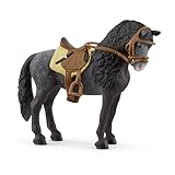 schleich 42708 Pura Raza Espanola Stute mit Sattel und Zaumzeug, ab 5 Jahren, HORSE CLUB - Spielset, 3 Teile