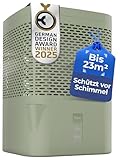 BonAura® Luftentfeuchter ohne Strom - Raumentfeuchter für Keller, Bad uvm. - 680g Luftenfeuchter Nachfüllpack inklusive - Entfeuchter und Luftentfeuchter Granulat im Set - Schutz vor Schimmel
