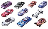 Hot Wheels 54886 - 1:64 Die-Cast Auto Geschenkset, je 10 Spielzeugautos, zufällige Auswahl, Spielzeug Autos ab 3 Jahren, 10er Pack, Mehrfarbig