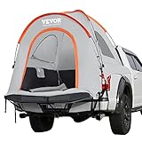 VEVOR Dachzelt Truck LKW Zelt 160 x 165 x 170 cm, Doppelschichtzelt Outdoors Pickup Truck Zelt LKW Bett Zelt Outdoor Familie Camping Reise Autozelt, Wasserdichtes Autodachzelt Heckzelt Tragetasche