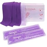 NEWGO Kühlkompresse Wochenbett Kühlpads Postpartum, Wiederverwendbar Perineal Kühlpad Cool pack, Hämorrhoiden, Vaginal pflege-lindert Schmerzen und Beschwerden nach der Geburt, 6 stück Waschbar