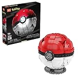 MEGA Pokémon - Jumbo Poké Ball-Bauset, leuchtende Herausforderung mit 303 Bausteinen, für Kinder ab 6 Jahren, HBF53