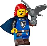 LEGO Sammelfiguren Minifiguren Serie 24 - Falconer mit Ständer und Zubehör 71037 (verpackt), Mehrfarbig,S