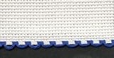 1,00 m Aida-Band, Farbe weiß mit blauem Rand, 10cm breit