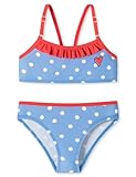 Schiesser Mädchen Bustier Badeanzug Bikini-Set, Hellblau_180935, 128 EU