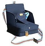 roba Boostersitz - Mobiler aufblasbarer Kindersitz mit erhöhten Seitenteilen - Flexible Sitzerhöhung für zuhause und unterwegs