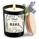 Geschenke für Mama, 7OZ Lavendel Kerze Geschenk für Frauen， Muttertagsgeschenke für Beste Mama, Geschenk Mutter Frau zum Ostern Muttertag Geburtstag Weihnachten Hochzeitstag