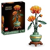 LEGO Icons Chrysantheme, kreatives Bauset für Erwachsene, Pflegeleichte Spielzeug-Pflanze zum Verschenken, Blumendeko aus der Botanik Kollektion, entspannende Aktivität 10368