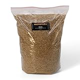 Räuchermehl Buche 1000g Buchenmehl Beech Körnung 0,5–1,5 mm Buchenspäne BBQ - Naturholz aus PEFC-Forstwirtschaft-HACCP-Zertifiziert - Rauchaktiv – Glimmstark – Hygienisch verpackt