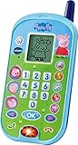 VTech Peppas Lerntelefon – Mit den Originalstimmen aus der Peppa Pig Serie und spannenden Lernspielen – Für Kinder von 2-5 Jahren