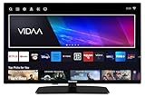 Telefunken Fernseher 32 Zoll Smart TV VIDAA XF32VP750M Full HD Fernseher, HDR TV mit integriertem Triple-Tuner, LED TV schwarz