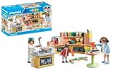 PLAYMOBIL MyLife 71538 Food Lounge, köstliche Mahlzeiten und Snacks im Restaurant, inklusive Pommes, Sushi und vielem mehr, detailreiches Spielzeug für Kinder ab 5 Jahren