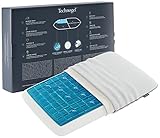 Technogel New Generation Original Deluxe Orthopädisches Nackenstütz-Kopfkissen Antibakteriell,HWS-Gel-Kissen für Rücken-& Seitenschläfer inkl. Kissenbezug