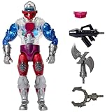 Masters of the Universe Masterverse Actionfigur ca. 18 cm, New Eternia Roboto, MOTU Spielzeugheld mit durchsichtigem Mechanik-Oberkörper, 30 Bewegungspunkte, JBP78