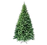 RS Trade 1101 180 cm Weihnachtsbaum PVC künstlich (Ø ca. 106 cm) mit 824 Spitzen - PREIS-LEISTUNGSSIEGER - Schnellaufbau Klappsystem, schwer entflammbar, unechter Tannenbaum inkl. Metall Christbaum Ständer