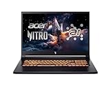 Acer Nitro V 17 AI (ANV17-41-R0BS) Gaming Laptop, 17' FHD IPS 144Hz Display, AMD Ryzen 7 260, 16 GB RAM, 1 TB SSD, NVIDIA GeForce RTX 5060, Windows 11, QWERTZ Tastatur, schwarz