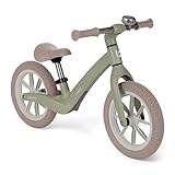 KikkaBoo LANSER Laufrad ab 3 Jahre, Ultraleichtes Balance Bike, 12 Zoll, Verstellbarer Sitz, Fahrrad für Kleinkinder 3-6 Jahre, Grün