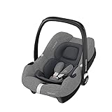 Maxi-Cosi CabrioFix i-Size, Babyschale, 0–12 Monate, max. 12 kg, leichter i-Size Kindersitz (3,2 kg), Sonnenverdeck, gepolsterter Sitz, für viele Maxi-Cosi Kinderwagen, Select Grey