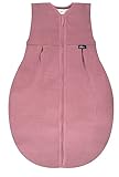 Alvi 4-Season Mull-Schlafsack 4-Jahreszeiten Schlafsack Babyschlafsack Kinderschlafsack ohne Ärmel (70 cm, Fox Glove)