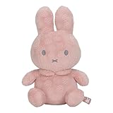 Miffy Flower Rose – 20 cm – Plüsch Baby – Geburt – ganz weich – mit Glöckchen – tragbar – Kuscheltier – Spielzeug – Dekoration für Kinderzimmer – waschbar